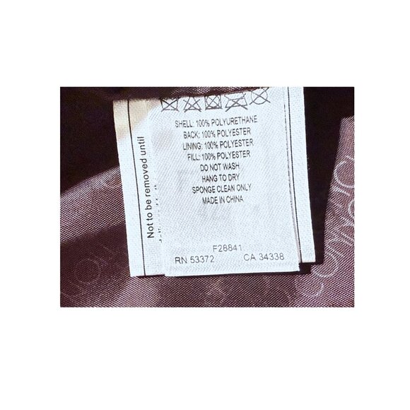 French Connection Women's M Quilted Faux Leather Jacket Burgundy NWT - Picture 4 of 9